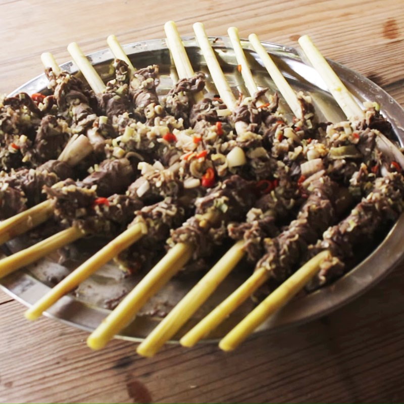 Step 3 Steam the buffalo meat Steamed buffalo meat with lemongrass