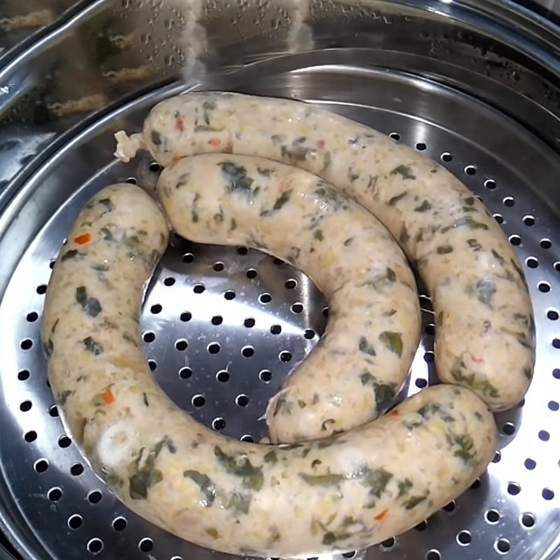 Step 5 Steamed and Crispy Fried Pork Sausage Fried Pork Sausage with Lemongrass and Chili