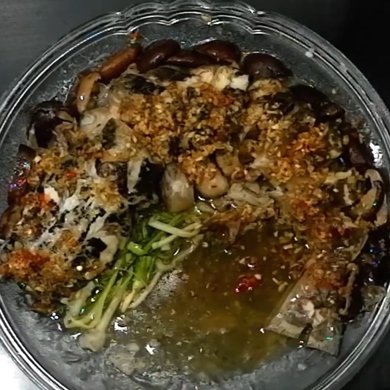 Step 6 Completion of steamed fish