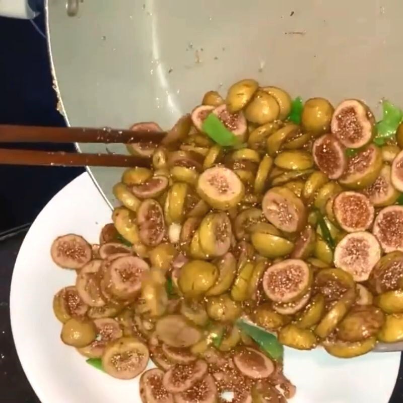 Step 3 Completion Garlic sautéed fig