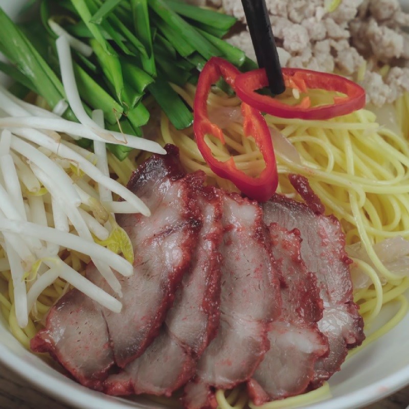 Step 7 Completion of Hu Tieu noodles