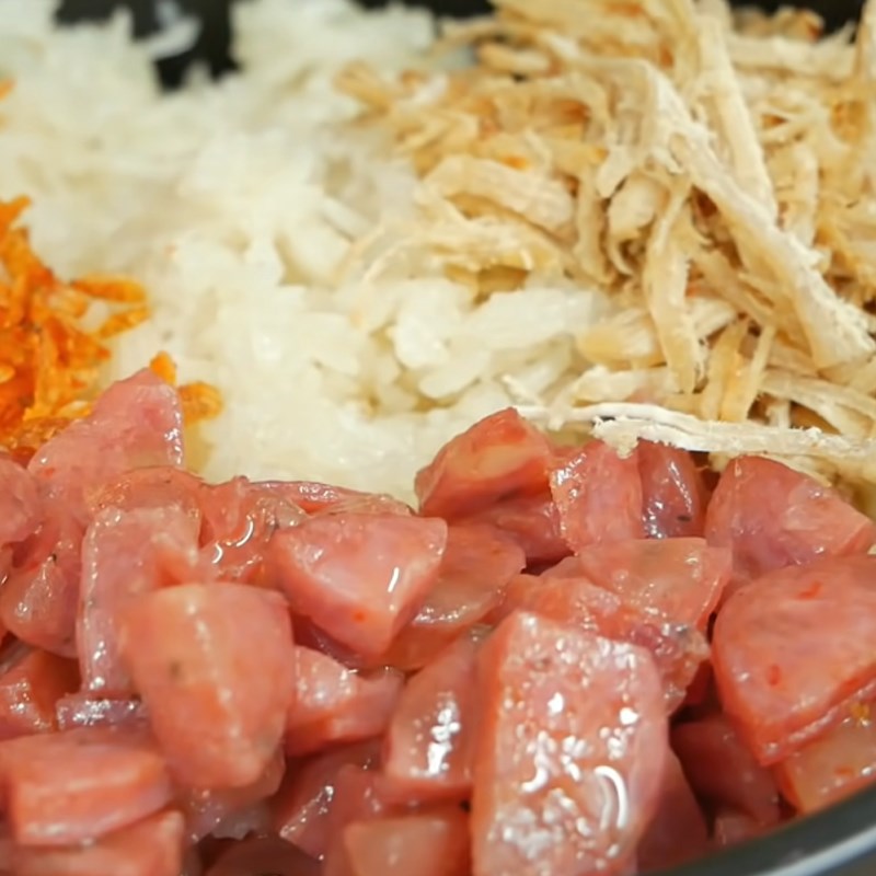 Step 4 Completion of savory sticky rice using a pressure cooker