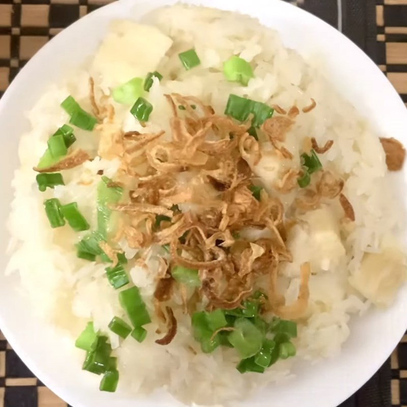 Step 3 Complete Cassava Sticky Rice using a pressure cooker