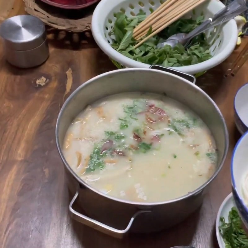 Step 5 Completion of Snakehead Fish Soup