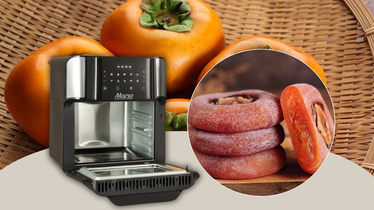 Ingredients for dried persimmon dish