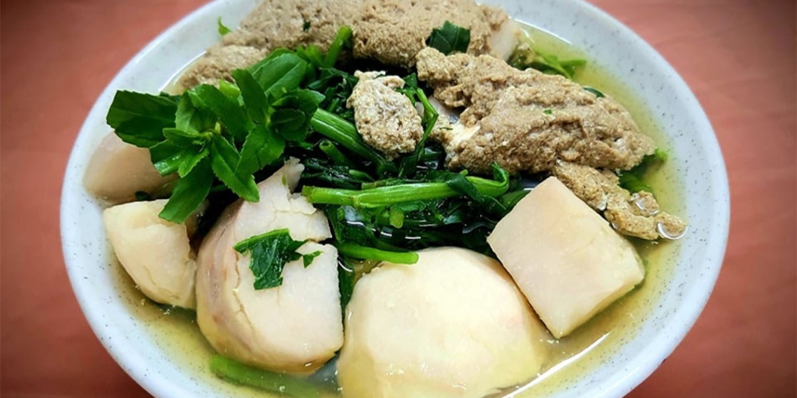 how to cook crispy muong vegetable soup with delicious unique sweet potatoes for meal 16157