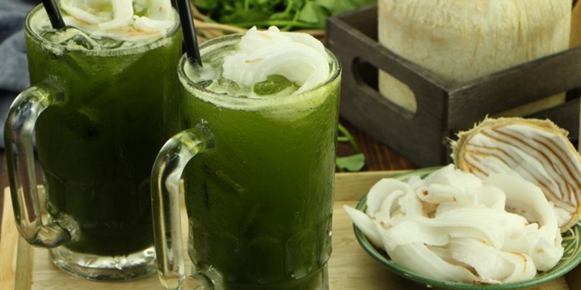 how to make mugwort soup with coconut water refreshing and easy 11834