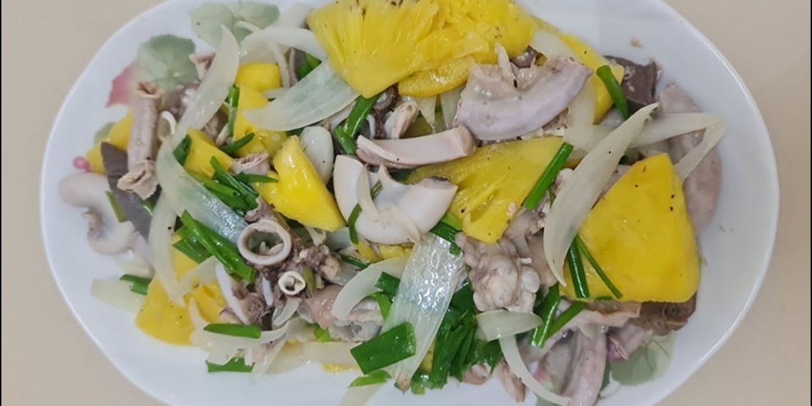 how to make stir fried pork intestines with coconut delicious and attractive 15972