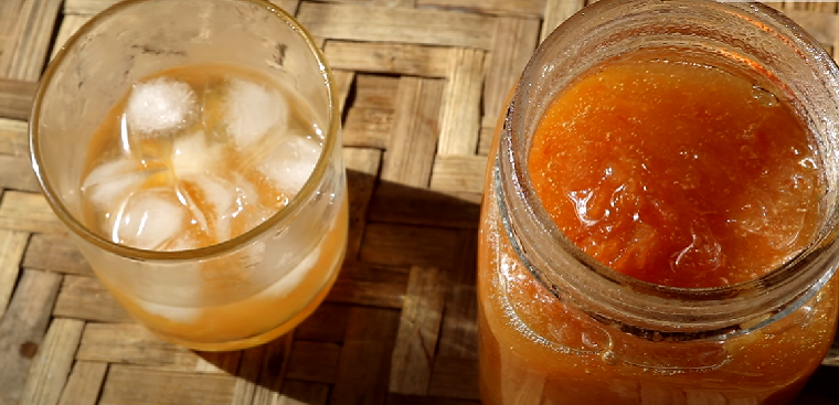 how to make sweet grapefruit cooked with honey and heat h 02684