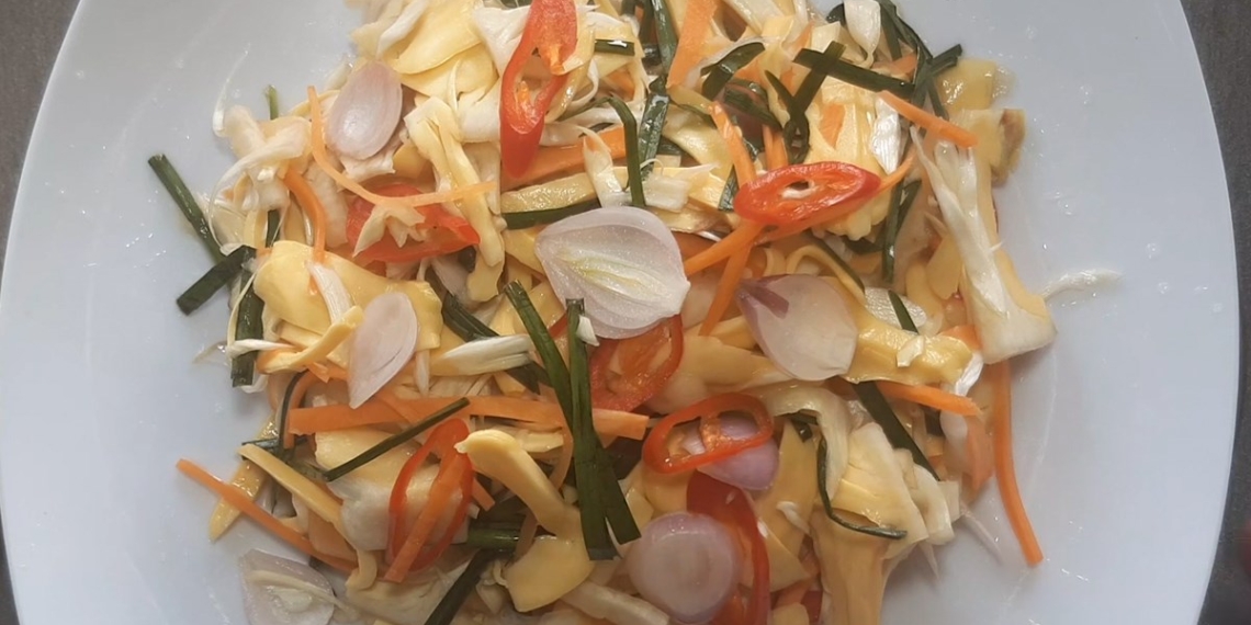 how to make sweet sour crispy young jackfruit delicious for the whole family 10954