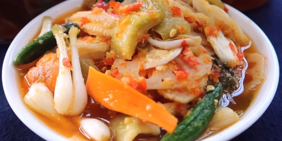 how to make vietnamese kim chi simple crunchy delicious standard flavor 13284