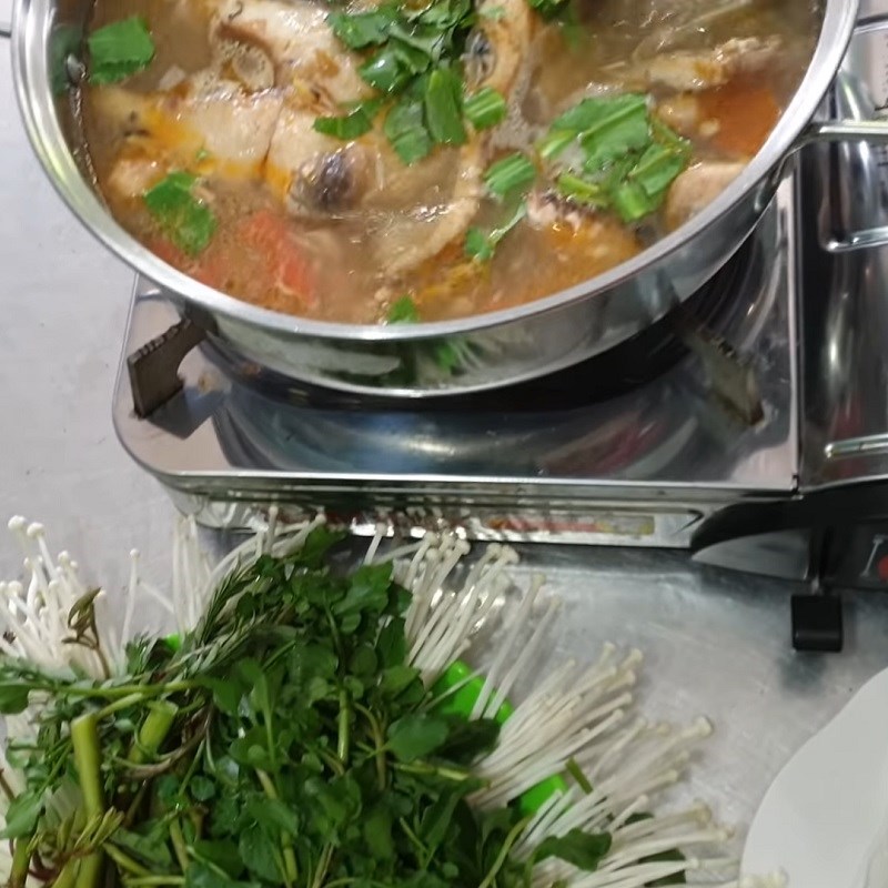 Step 4 Final product Fish hot pot