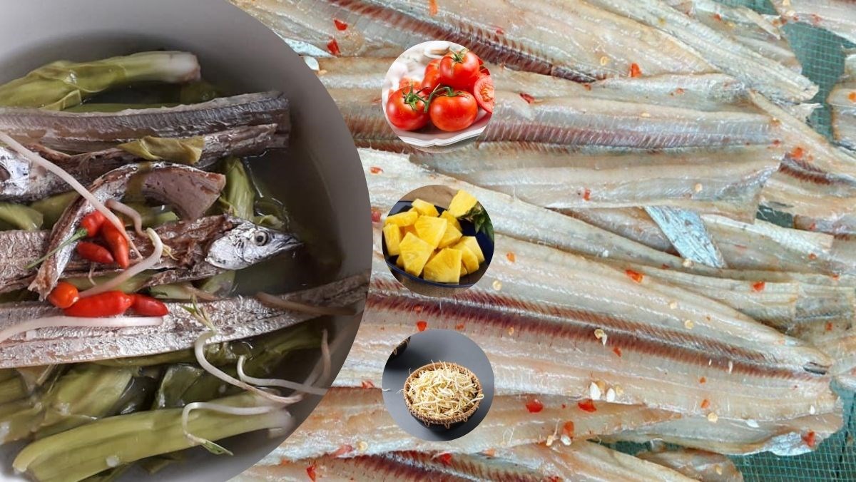 3 Ways to Cook Sour Fish Soup with Fresh and Dried Herring Using Simple Ingredients 22 Dried Humpback Fish Cooked in Sour Soup