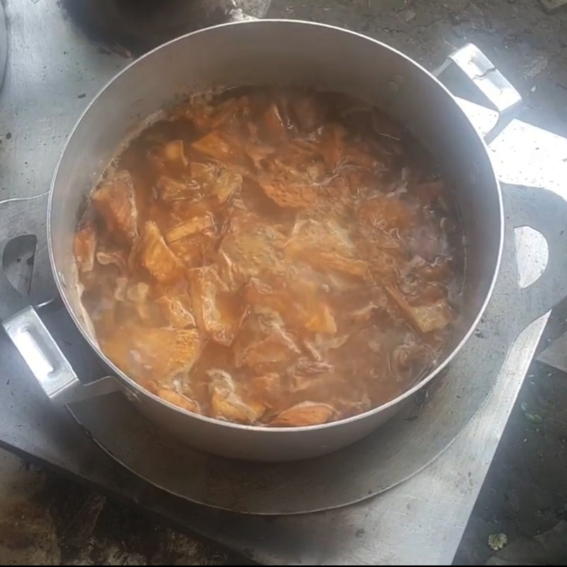 Step 3 Braised coconut heart
