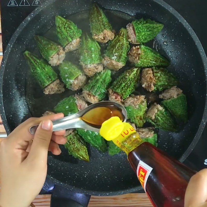 Step 5 Braised Bitter Melon Stuffed with Meat in Soy Sauce