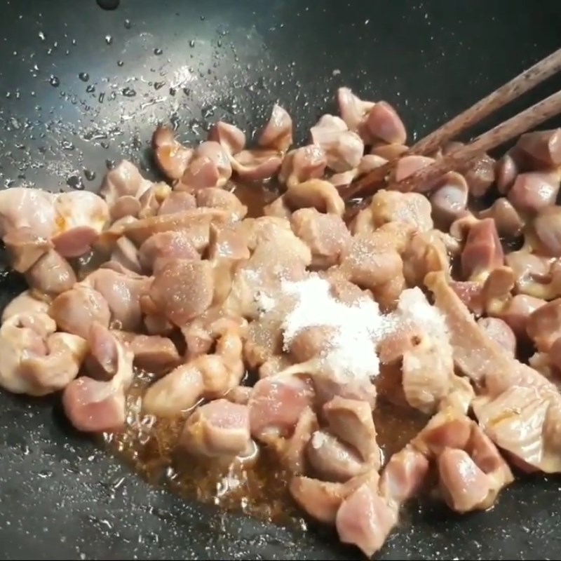 Step 3 Chicken Gizzard Stew Gizzard Stewed with Ginger
