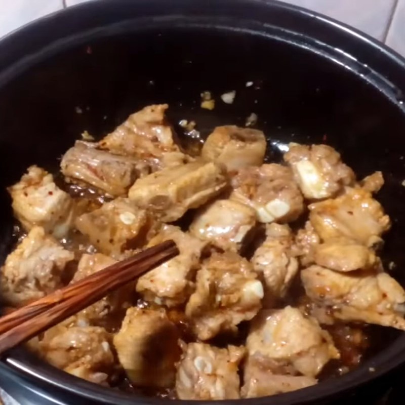Step 5 Braised Ribs with Bamboo Shoots