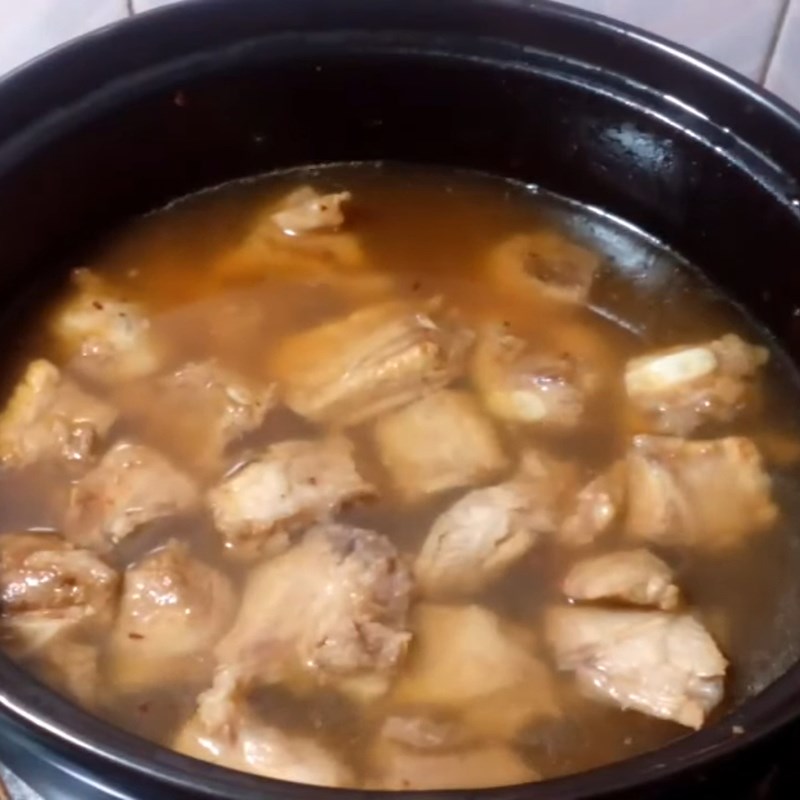Step 5 Braised Ribs with Bamboo Shoots