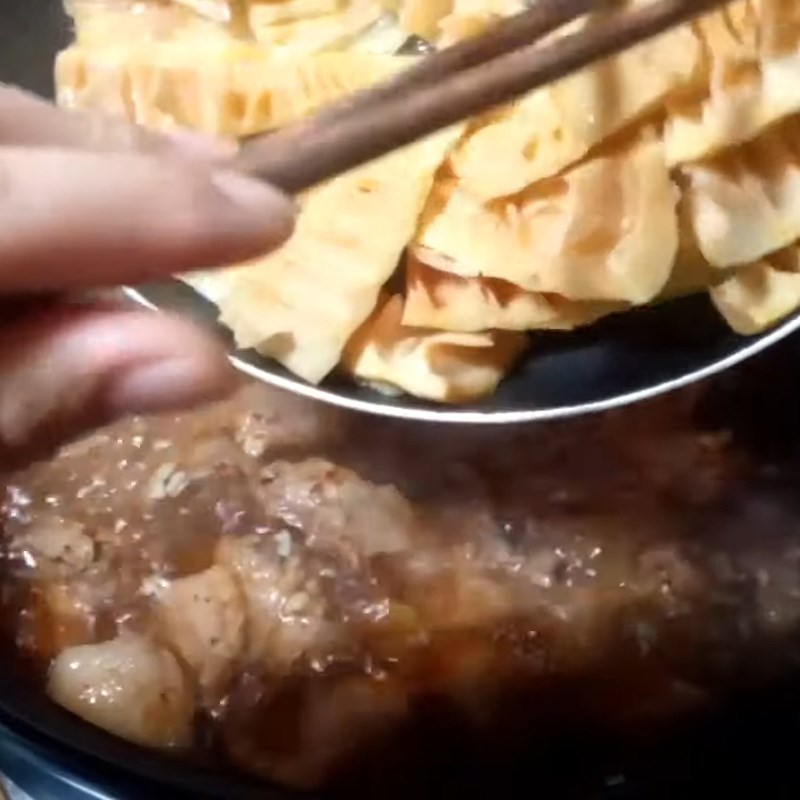 Step 5 Braised Ribs with Bamboo Shoots