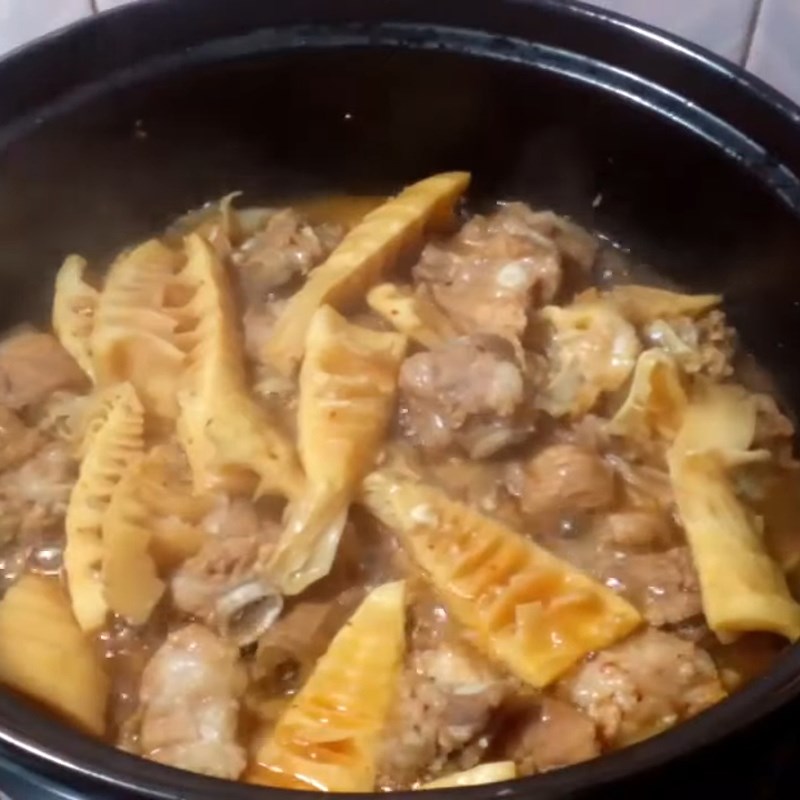 Step 5 Braised Ribs with Bamboo Shoots