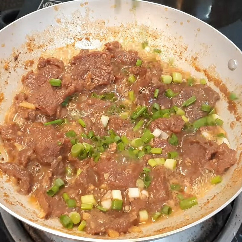 Step 4 Braised buffalo meat Braised buffalo meat with pepper