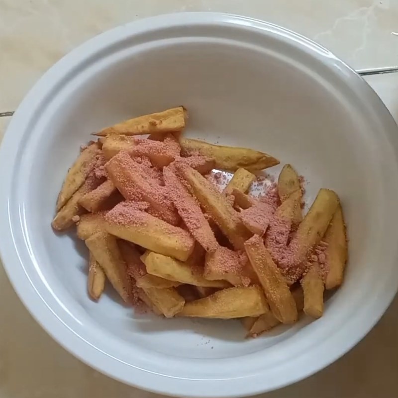 Step 3 Shake sweet potatoes Sweet potatoes with plums