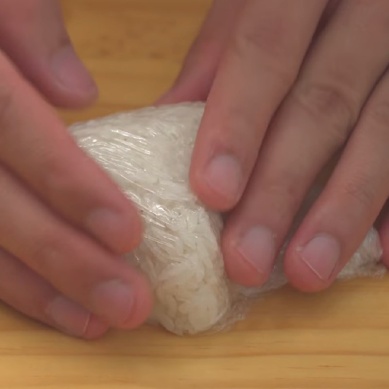 Step 5 Making Bento Rice Bento with Fried Squid