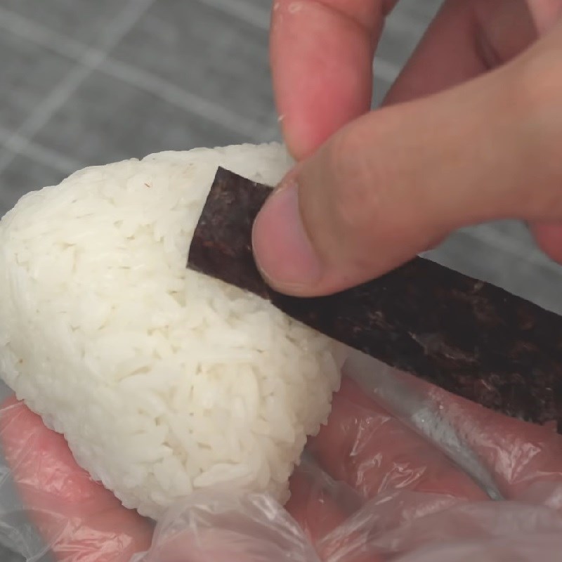 Step 5 Making Bento Rice Bento with Fried Squid