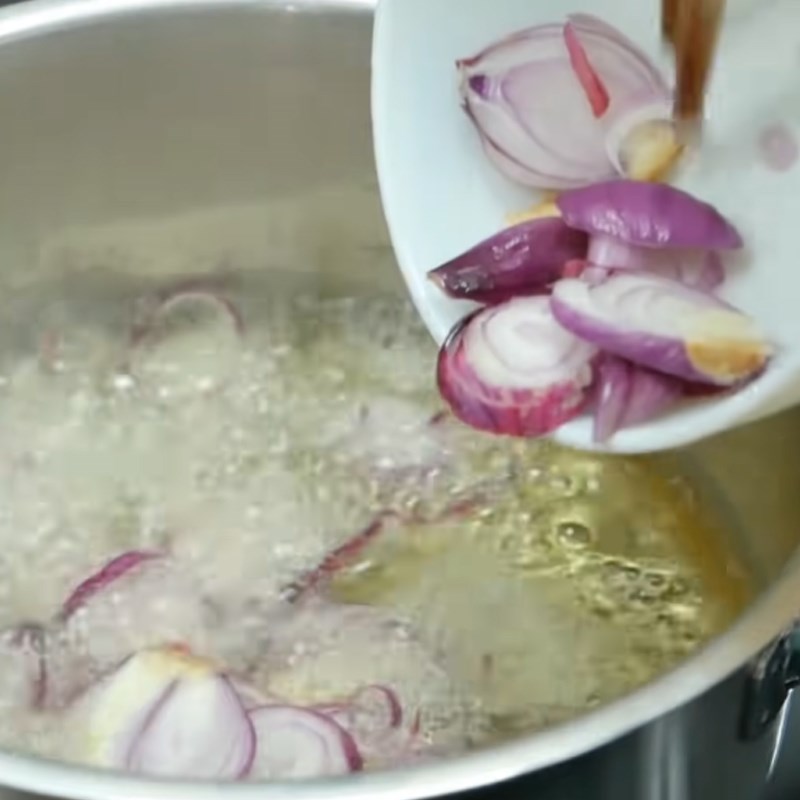 Step 2 Fried Onion and Scallion Oil Sticky Rice with Pressure Cooker