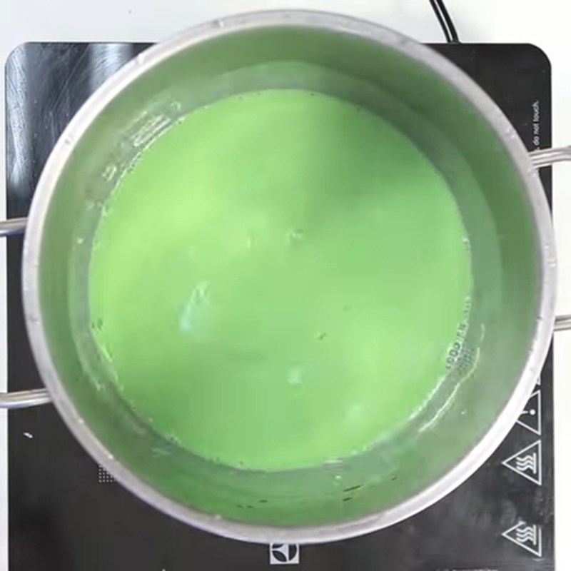 Step 2 Making yogurt mixture Pandan yogurt