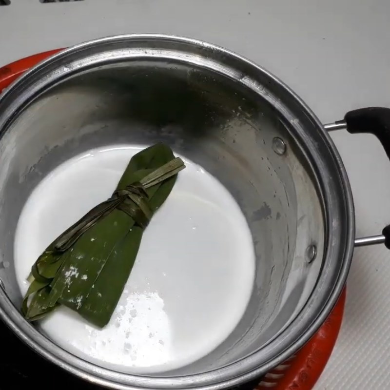Step 5 Making the syrup for the dessert Grilled banana dessert