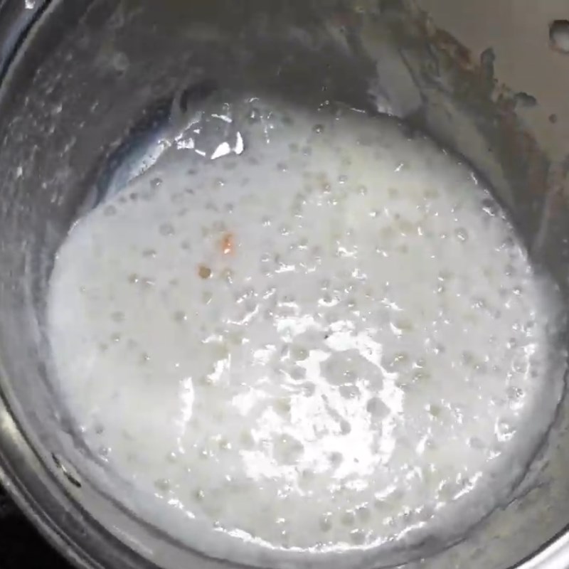 Step 5 Making the syrup for the dessert Grilled banana dessert