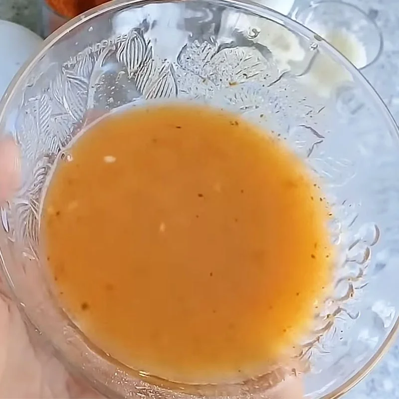 Step 7 Make the orange sauce Fish balls with orange sauce