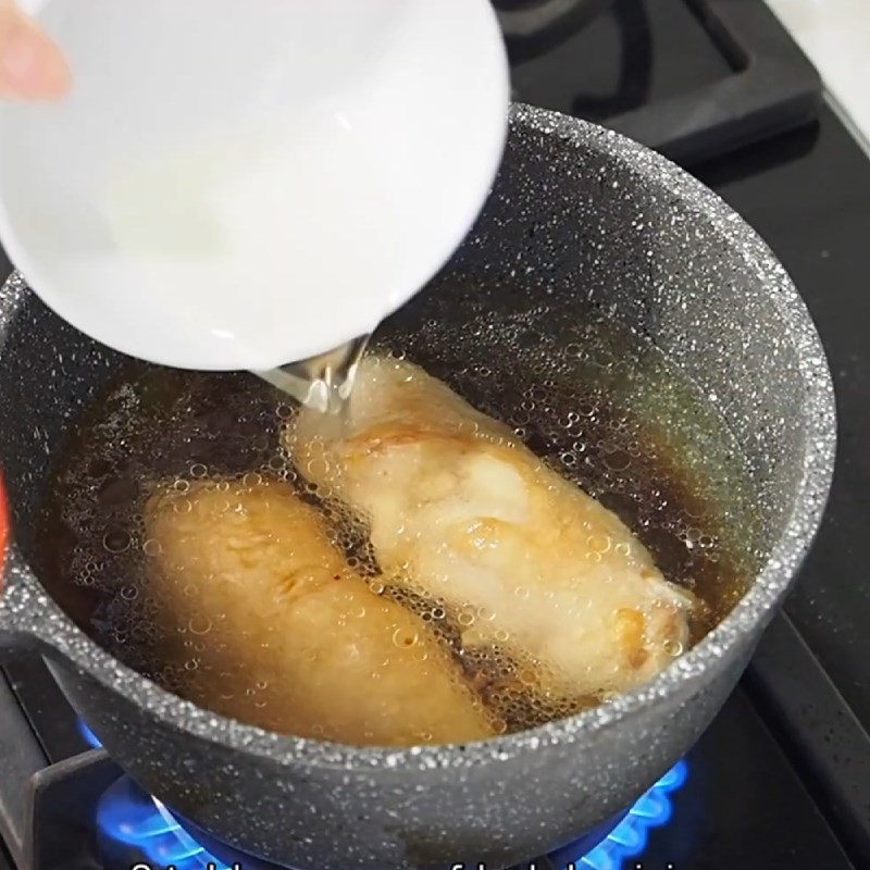 Step 5 Making char siu chicken for Tori Paitan Ramen
