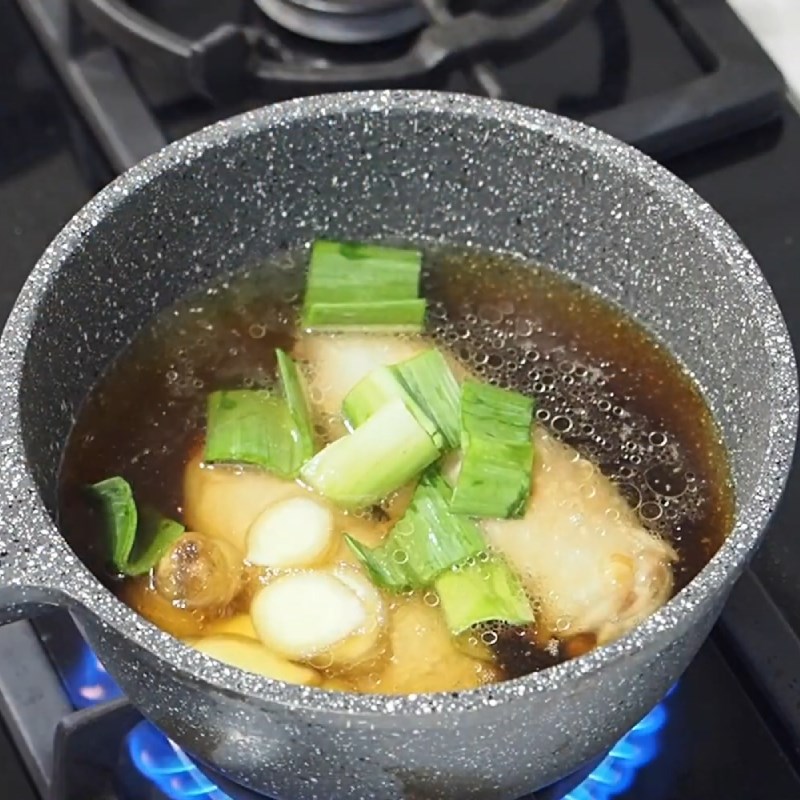 Step 5 Making char siu chicken for Tori Paitan Ramen