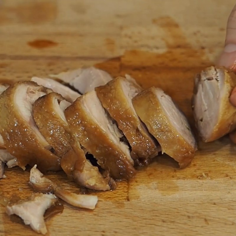 Step 5 Making char siu chicken for Tori Paitan Ramen