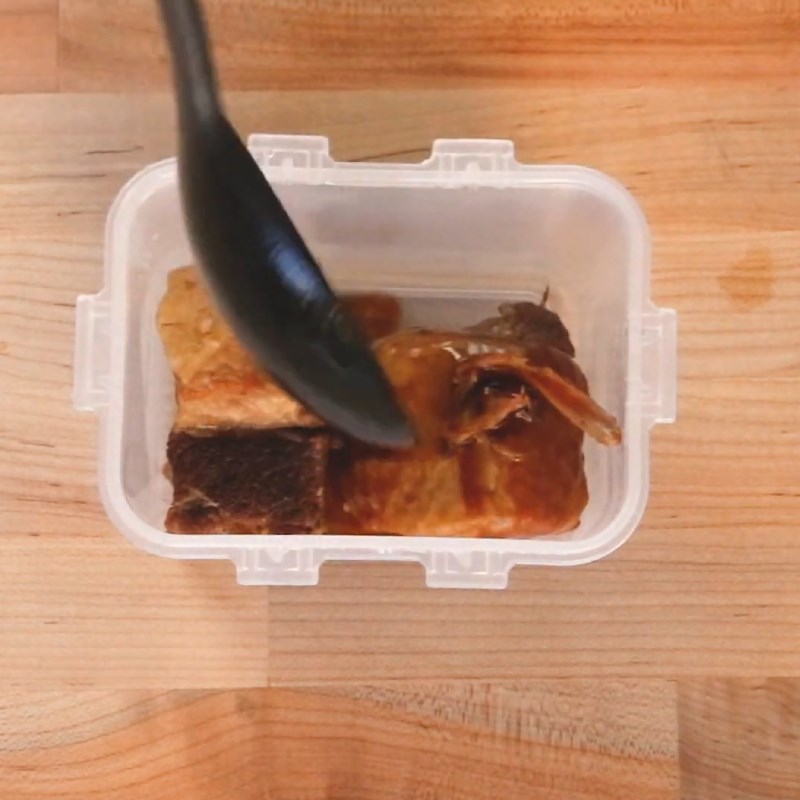 Step 4 Making char siu pork for Tsukemen ramen