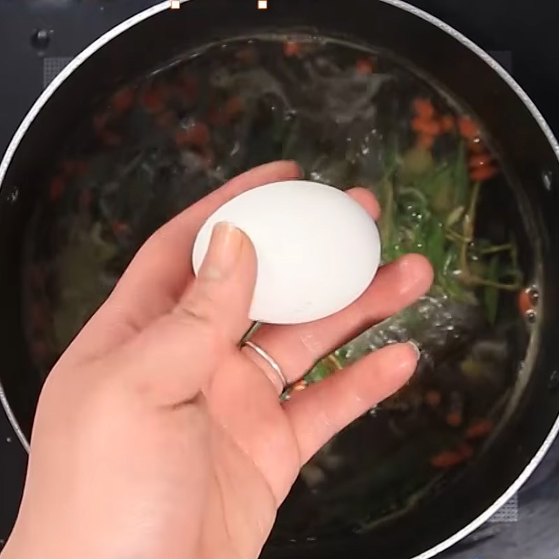 Step 2 Make Steamed Duck Eggs with Vietnamese Balm