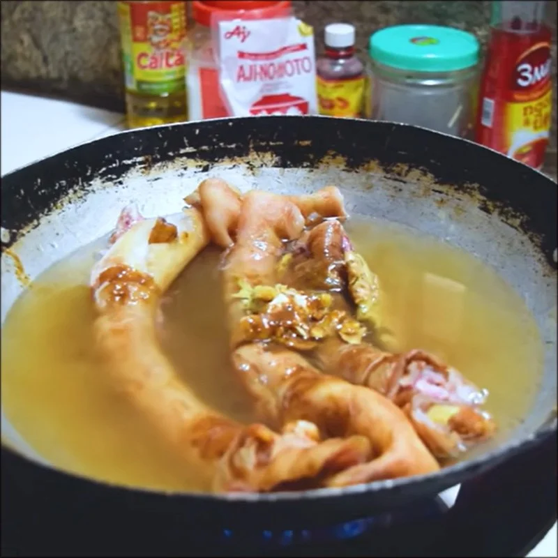 Step 2 Boiling Beef Feet Boiled Beef Feet
