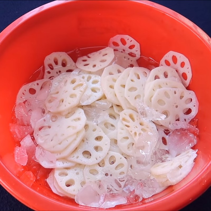 Step 3 Boiled Lotus Root Vietnamese Kimchi