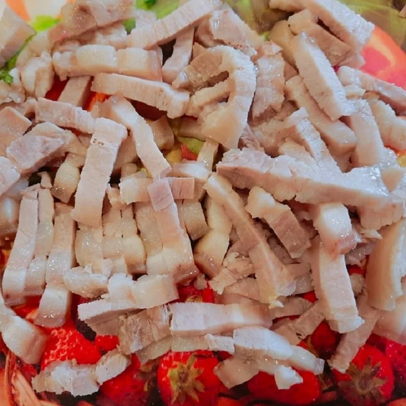 Step 2 Boil pork belly Sweet and sour pork belly