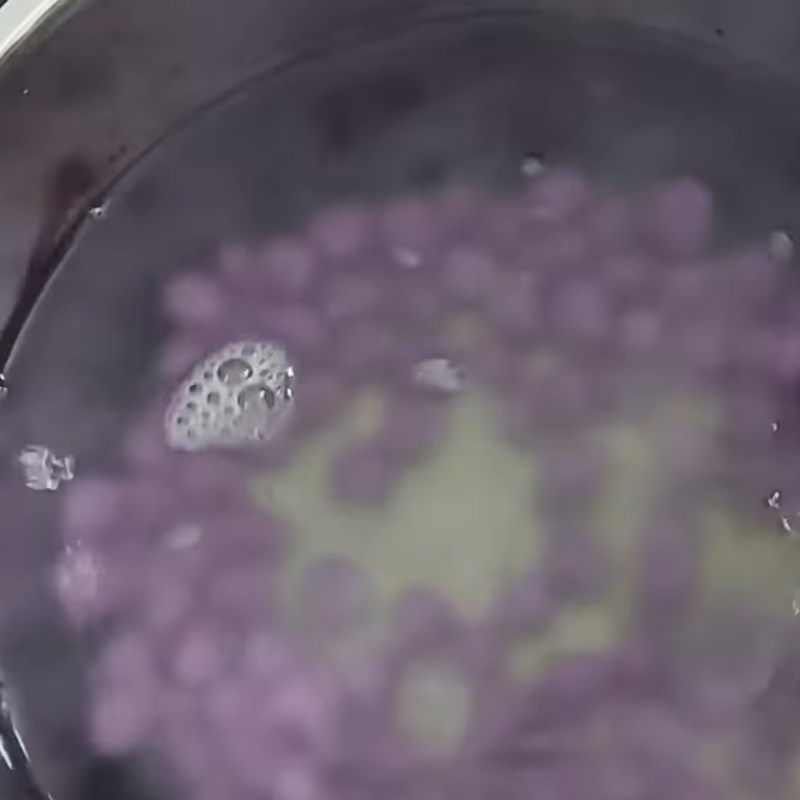 Step 4 Boil the tapioca pearls Purple sweet potato pearls