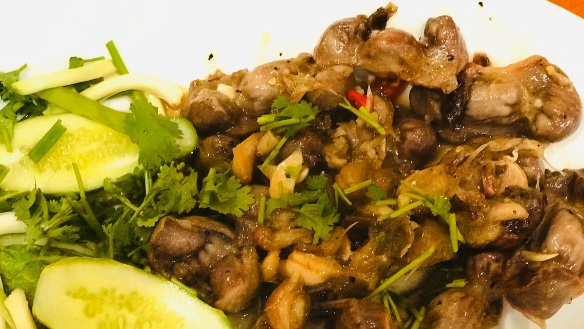 Braised Chicken Gizzards with Pepper
