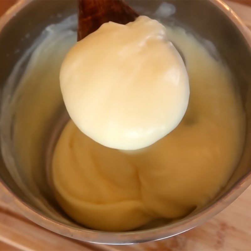 Step 3 Cook the milk orange mixture Fresh milk orange cake baked