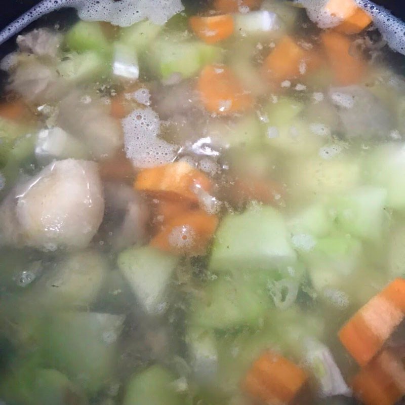 Step 2 Cook the soup Vegetable Soup with Bone