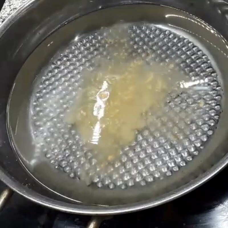 Step 3 Cooking soup Pork offal soup with blood