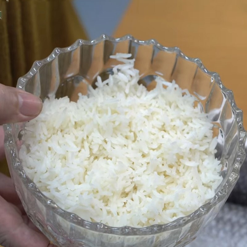 Step 4 Cook the porridge Coconut milk porridge with snakehead fish