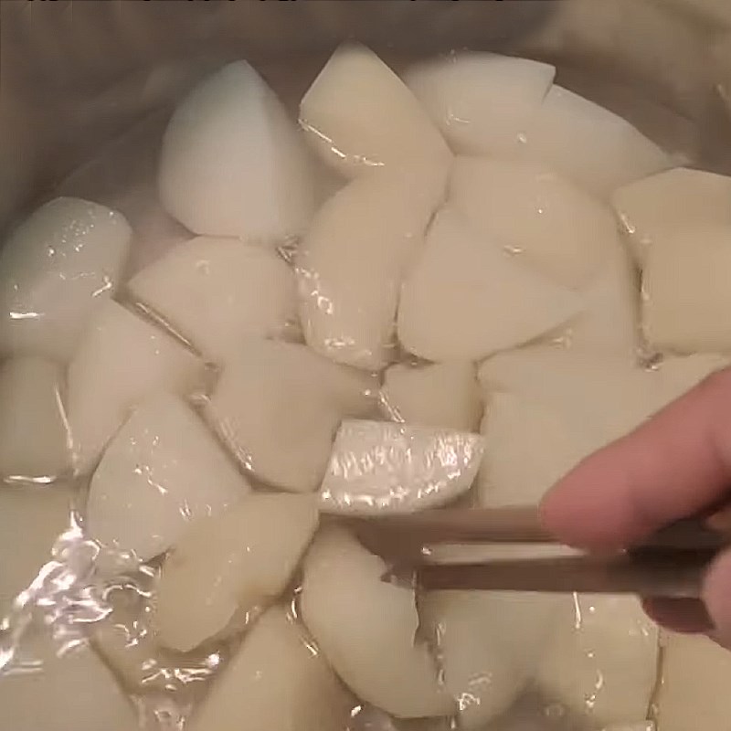 Step 2 Cook the potatoes Potato Milk
