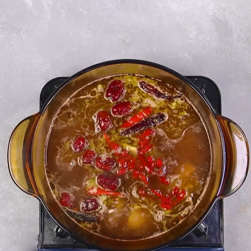 Step 4 Cooking Hot Pot Sichuan Chicken Hot Pot