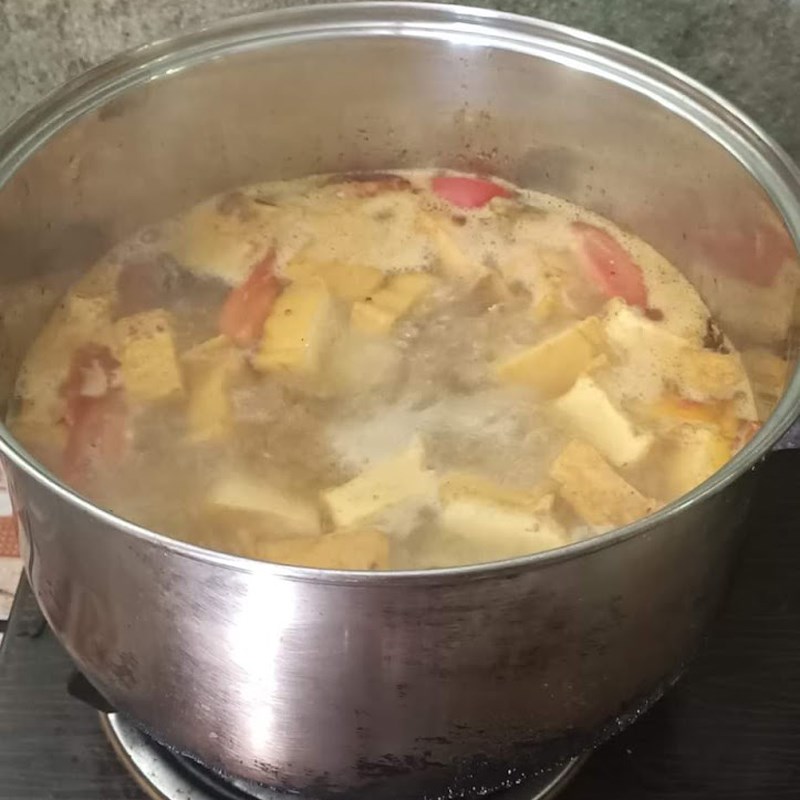 Step 4 Cook Quang noodles with snakehead fish Quang noodles with snakehead fish (recipe shared by users)